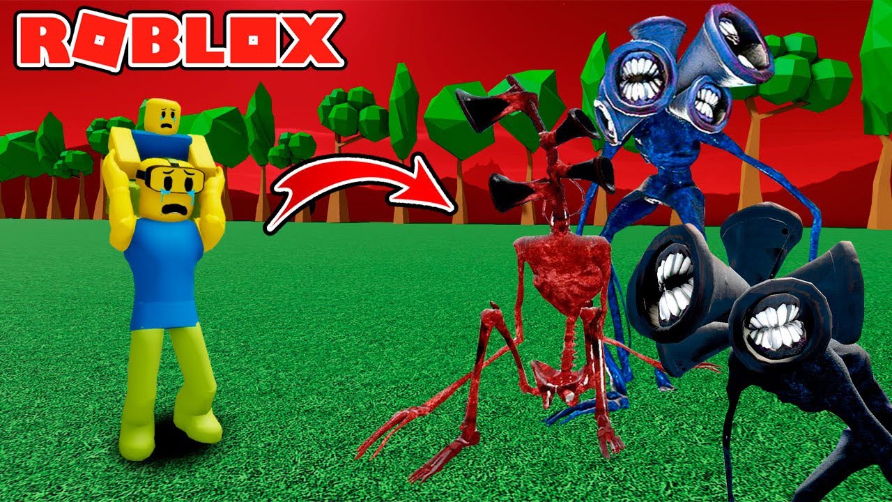 ME ENFRENTO A LOS SIREN HEAD DE TREVOR HENDERSON EN ROBLOX (Parte 3) | JehxTp
