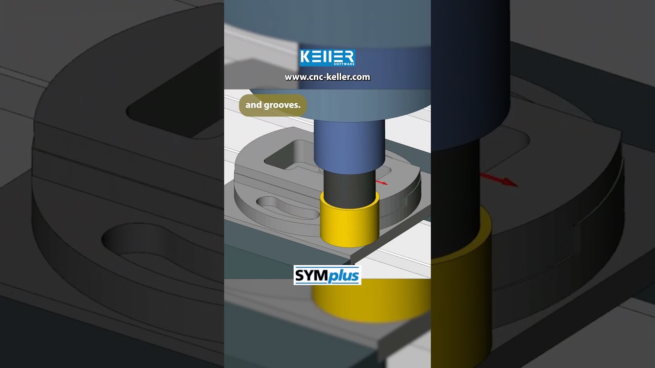 Milling grooves: Circular Arc Grooves and T Slots #cncmilling #shorts #cncmachine #gcode #machine