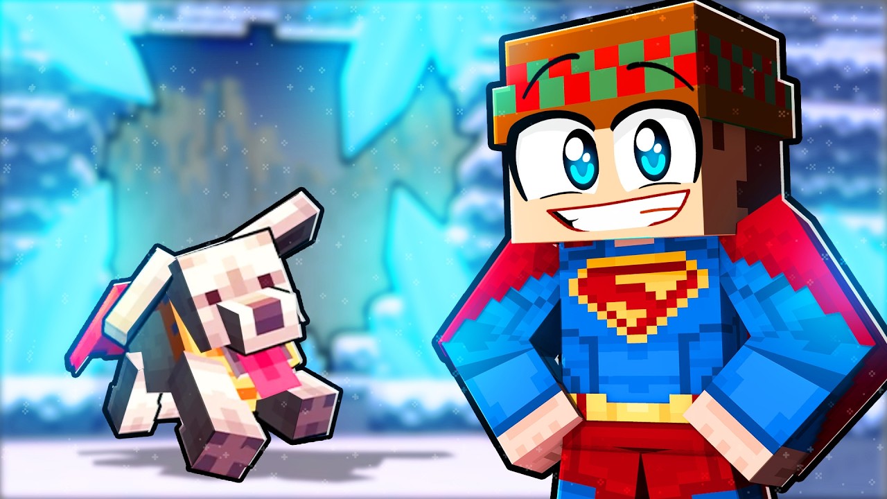 ¡Minecraft PERO soy SUPERMAN 😲🦴💪🏻 SILVIOGAMER MINECRAFT PERO