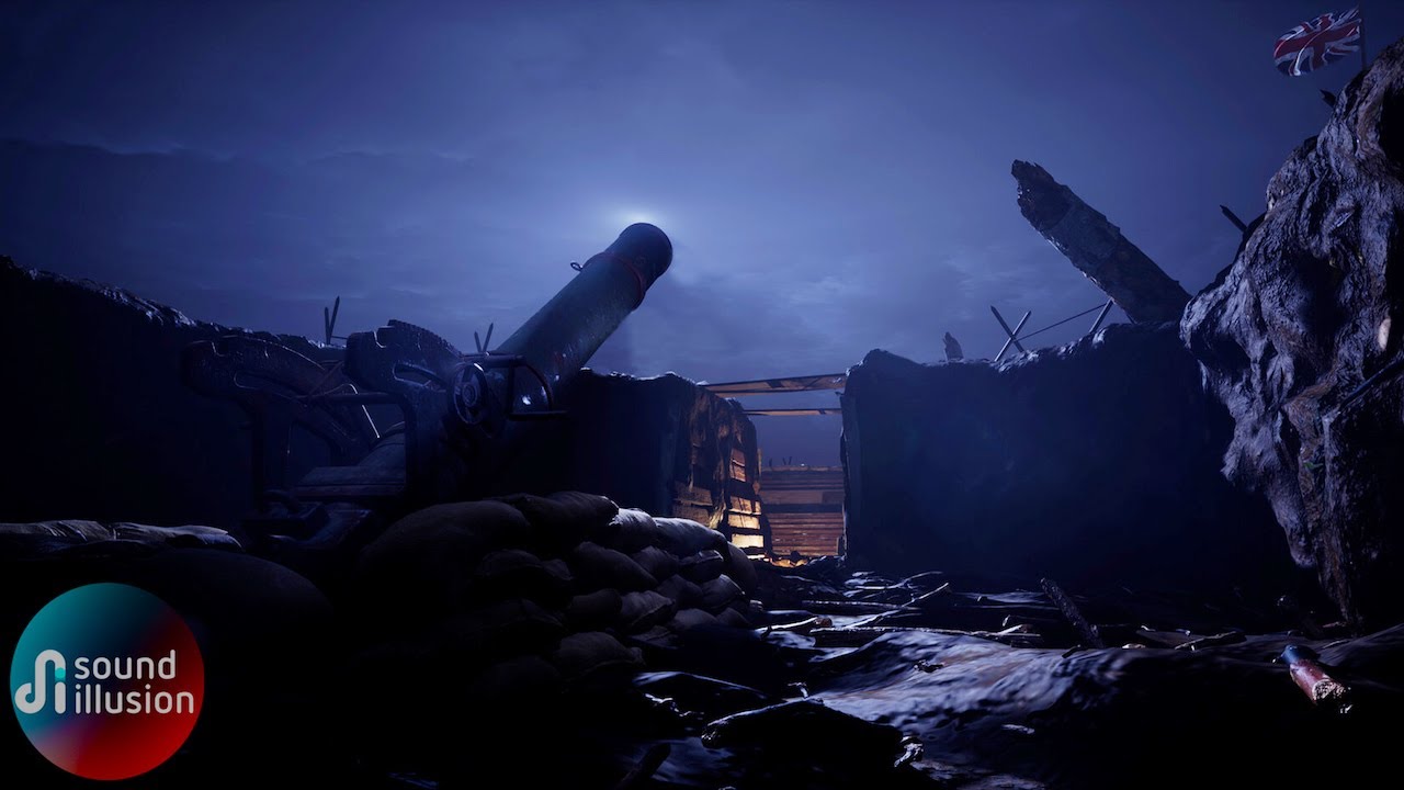 Sleeping In A Trench |  Distant Artillery Ambience