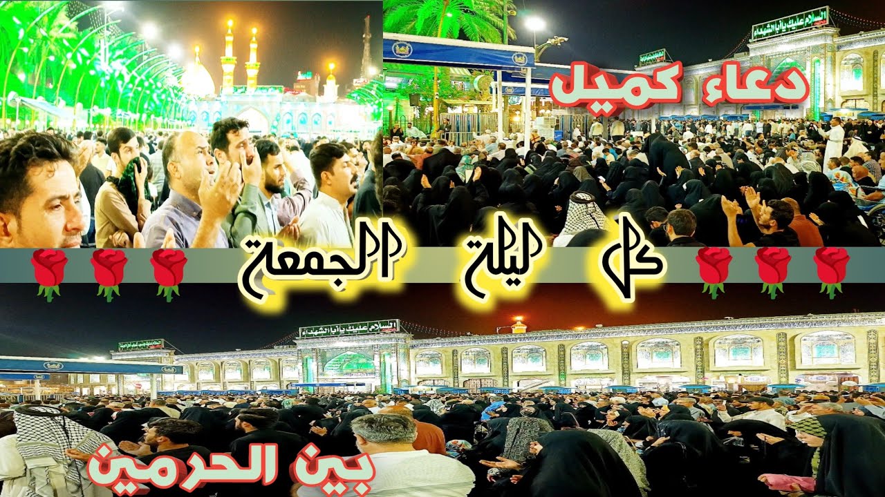 دعاء كميل || كل ليلة الجمعة || بين الحرمين🌹