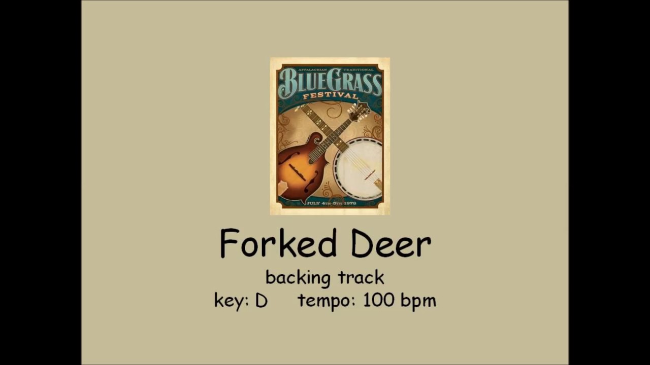 Forked Deer  - bluegrass backing track