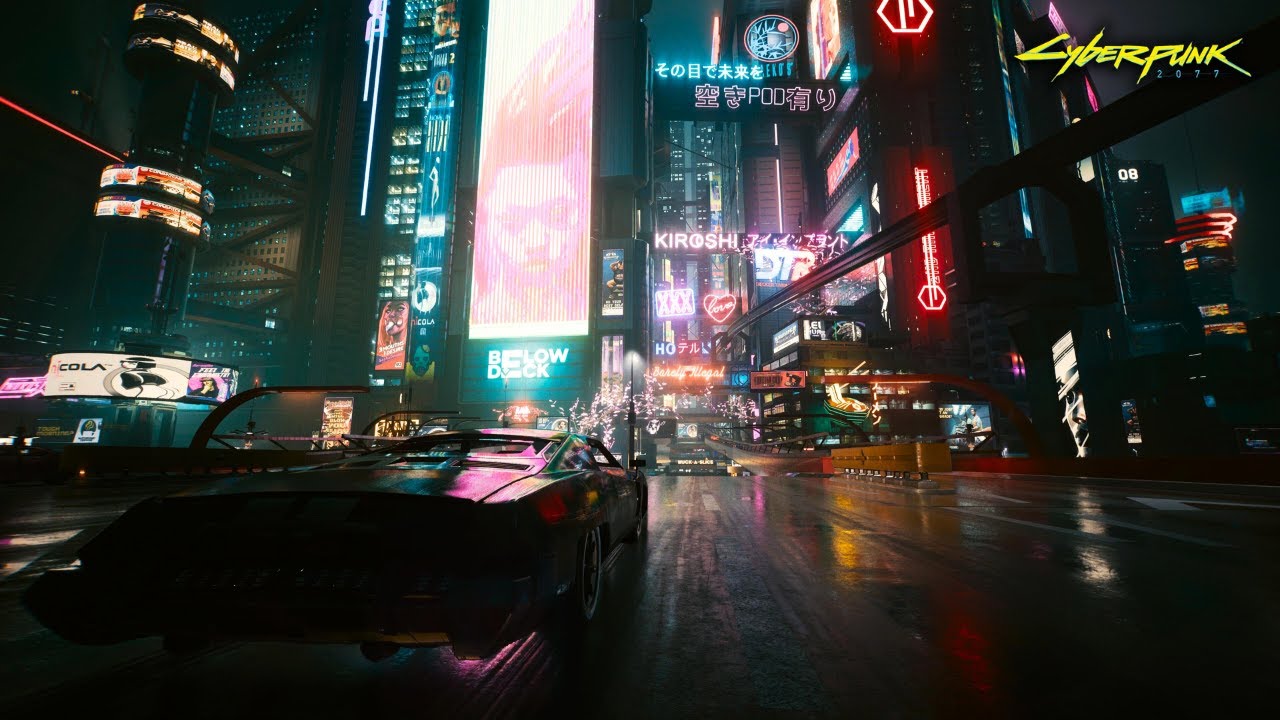 [4K] Late Night Drive in Night City (Cyberpunk 2077 Ambience)