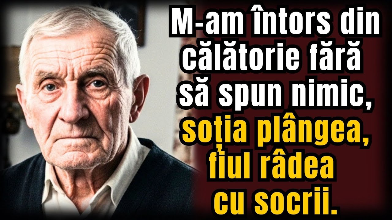 M-am întors din călătorie fără să spun nimic, soția plângea, fiul râdea cu socrii | Povești