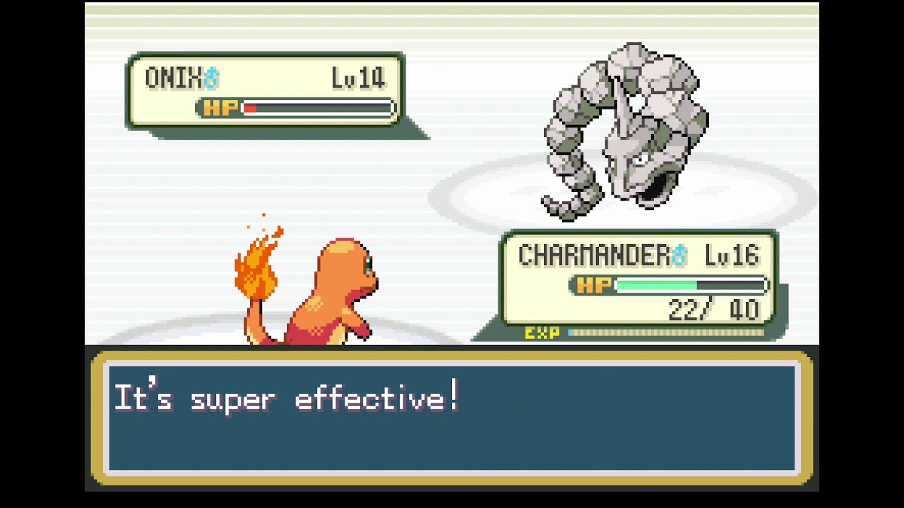 Pokemon FireRed! BOULDERBADGE!