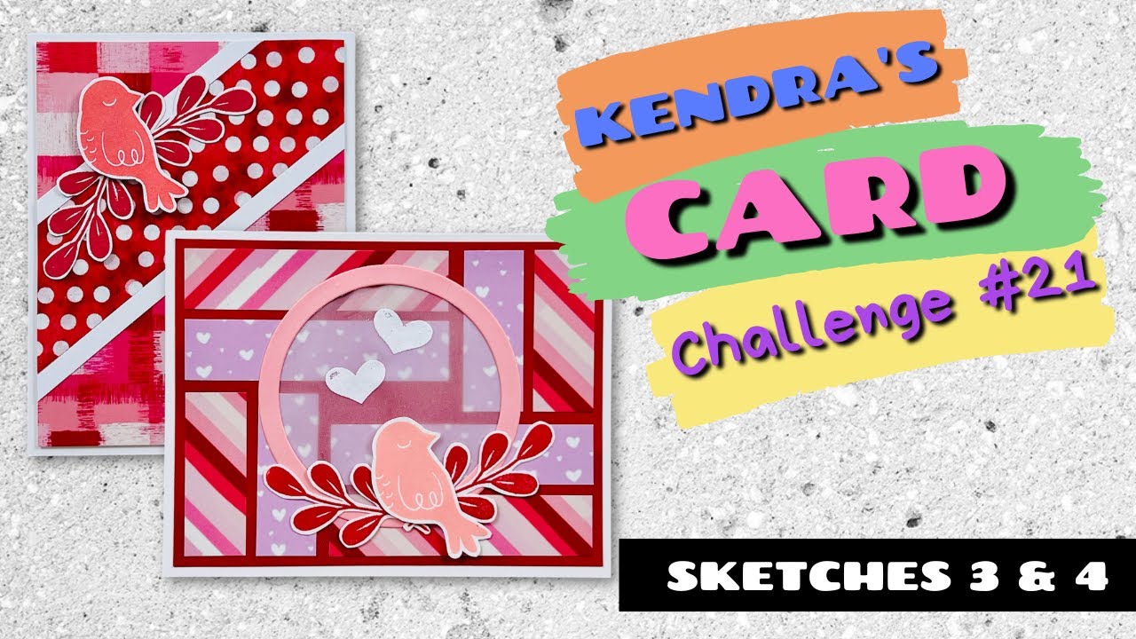 #KCC21GiveawayHop | Sketch 3 & 4 using January 2026 Bonus Printable