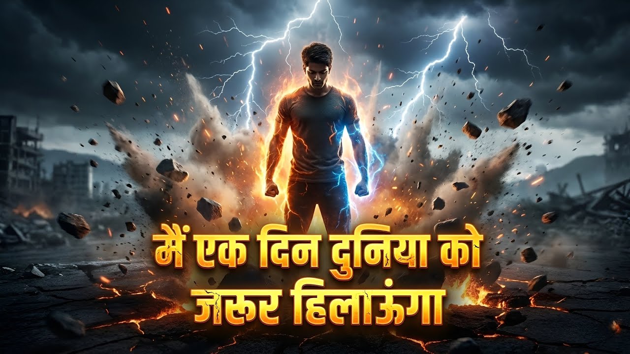 मैं एक दिन दुनिया को जरूर हिलाऊंगा | Dark Motivational Song 2026 | Powerful Hindi Motivation Anthem
