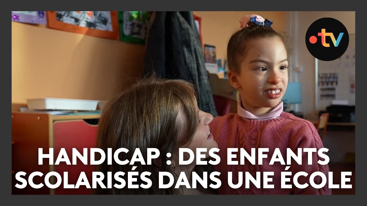 Des enfants polyhandicapés scolarisés dans une école élémentaire