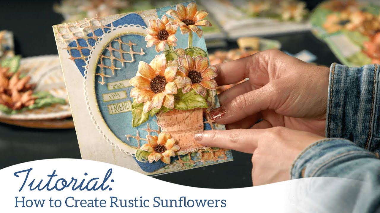 How to Create Rustic Sunflowers