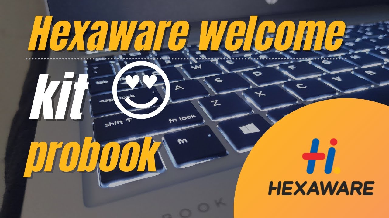 Распаковка ноутбука Hexaware | Приветственный набор для распаковки || Технологии Hexaware