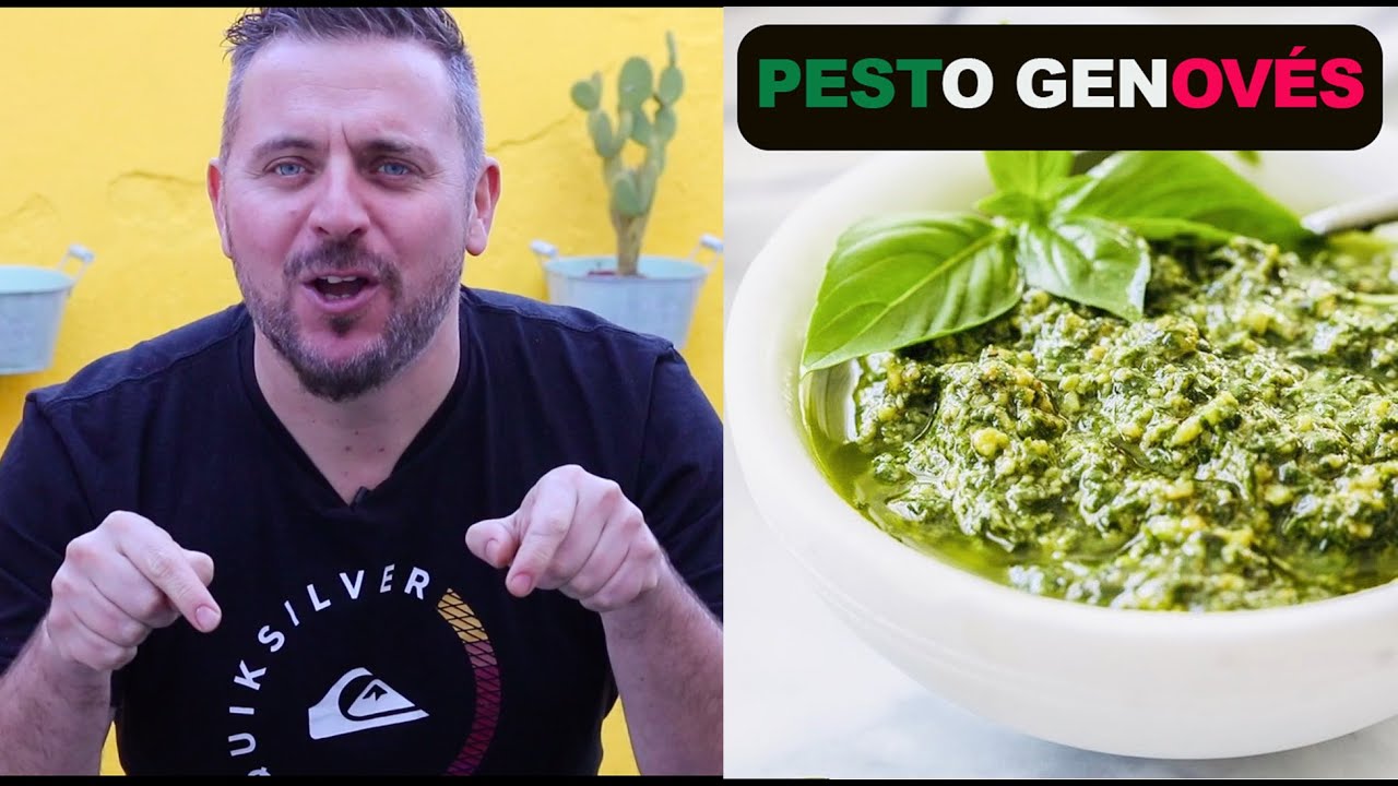 Pesto de Albahaca Auténtico de Génova Italia - SUPER SALUDABLE! Secretos de la salsa pesto genovésa.