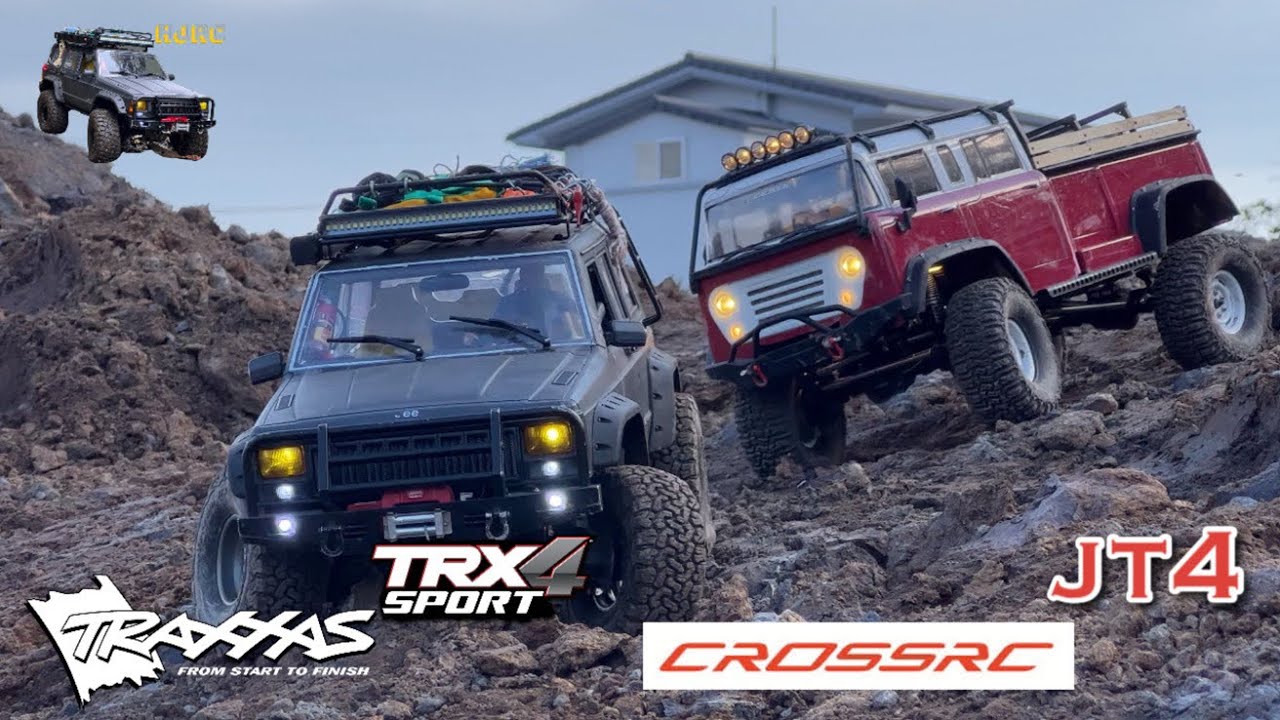 1/10 scale rccar cross rc jt4 & TRX4 sport off road 4x4 #201