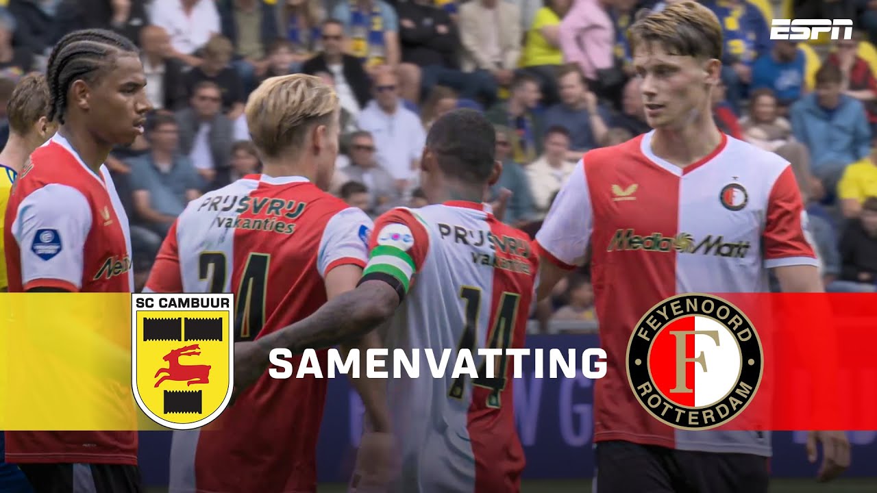 🔥 SEM STEIJN direct TREFZEKER, KNULLIGE eigen goal Cambuur 🫣 | Samenvatting SC Cambuur - Feyenoord