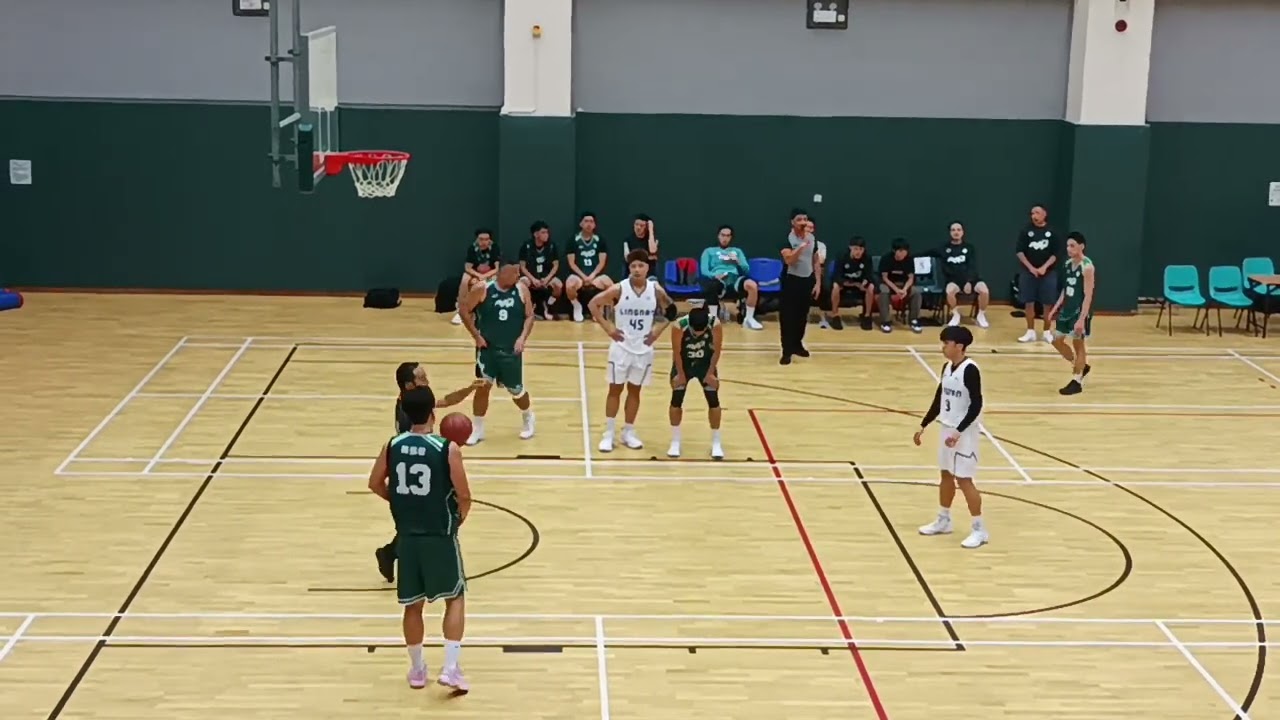 2025香港銀牌籃球賽男子中級組比賽選段：嶺南 VS 愉園 20250928-1