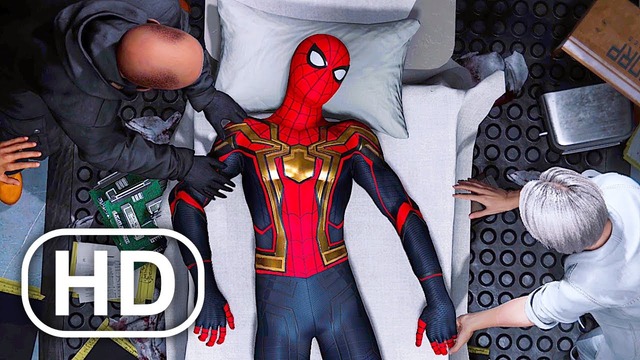 Spider-Man Dies Almost Scene Spider-Man No Way Home Movie Suit - Spider-Man Game