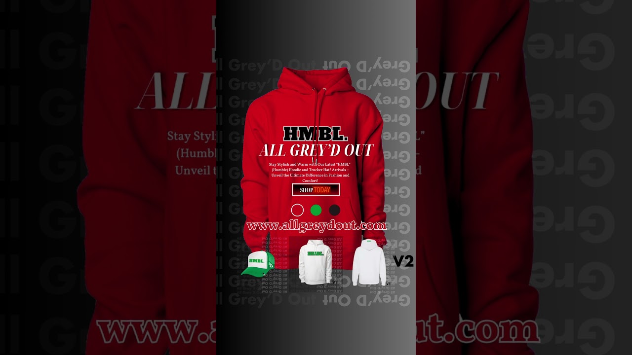 All Grey&rsquo;D Out Hyped About Staying Humble With Their HMBL Hoodie‼️