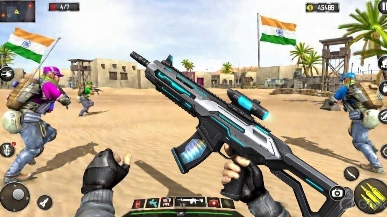 FPS Robot Shooter Strike Anti-Terrorist Shooting🚁🪂 New #2026 Update  Android GamePlay #2 