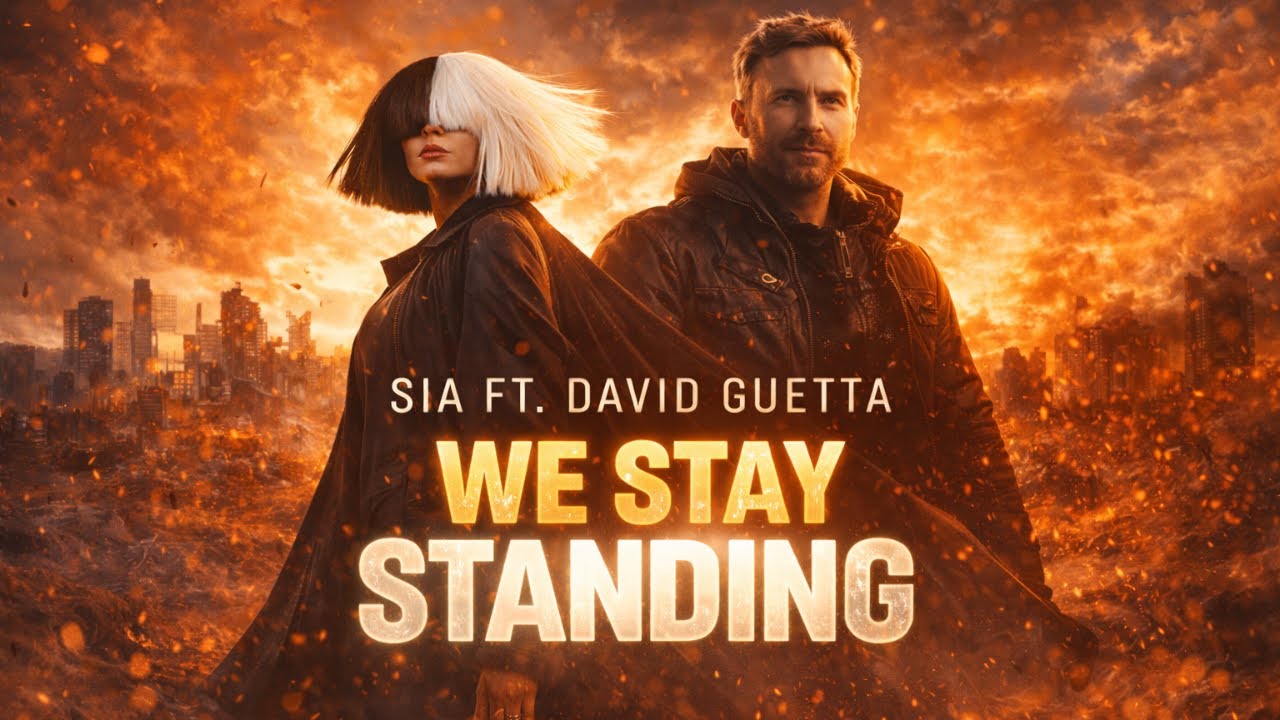 Sia ft David Guetta – We Stay Standing (Official AI Lyrics Video)