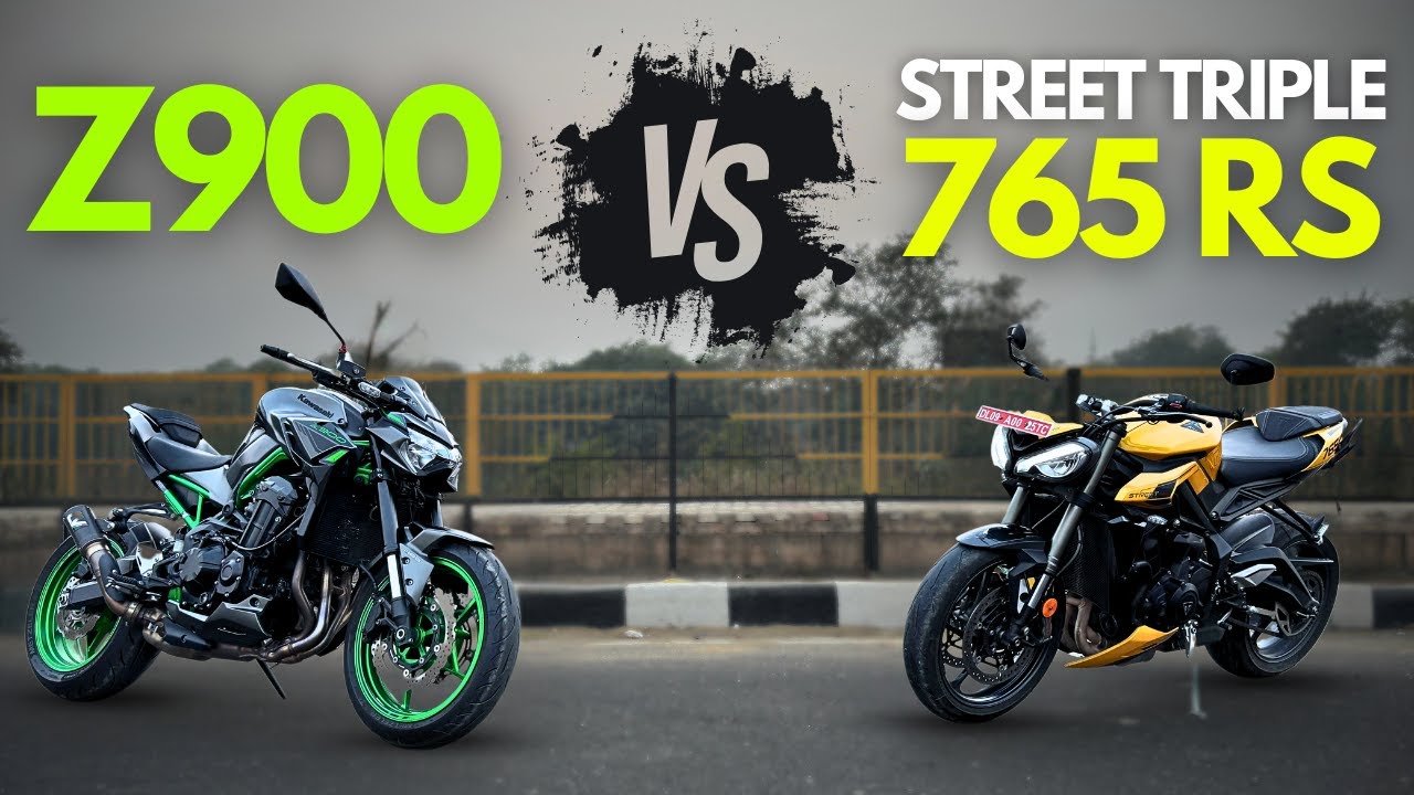 TRIUMPH Street Triple 765 RS Takes On Kawasaki Z900!