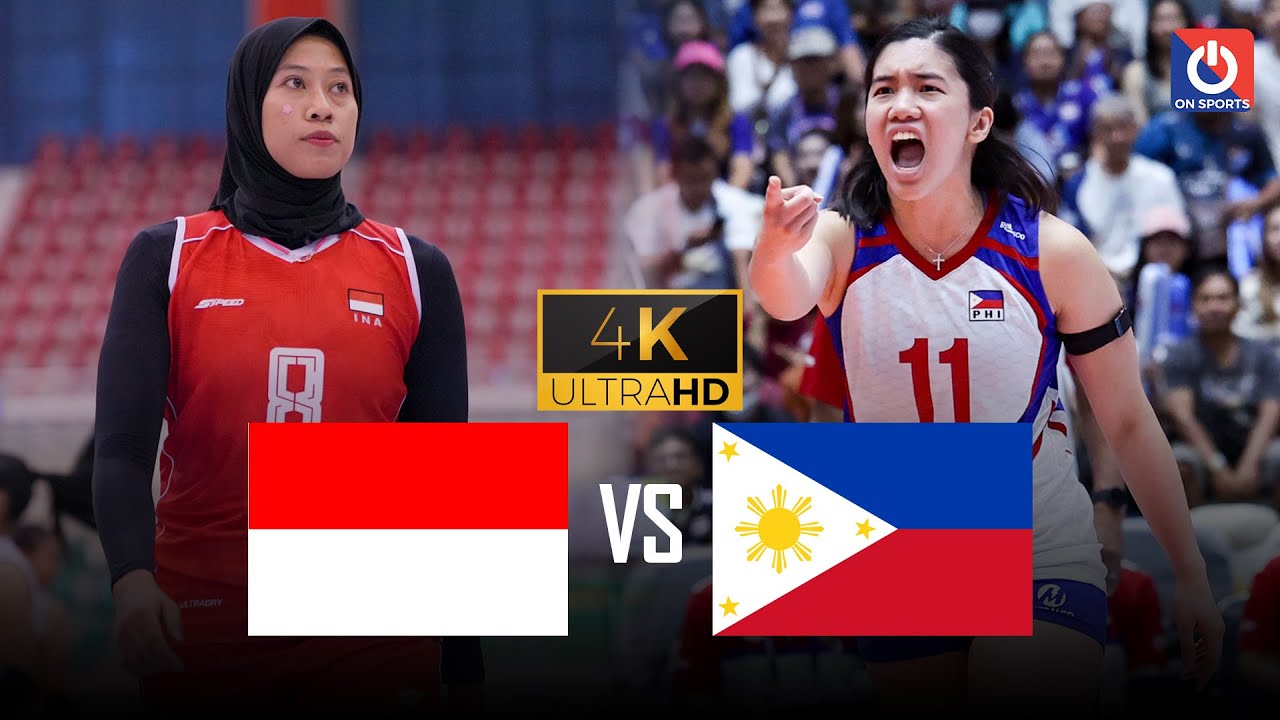 Full 4K | INDONESIA vs PHILIPPINES | De Guzman - Solomon tiếp tục gieo sầu cho Megawati