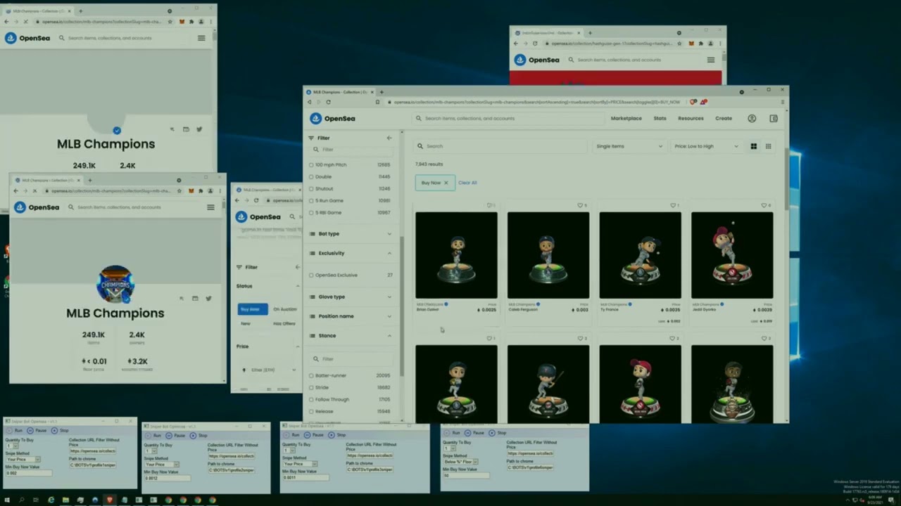 OpenSea Bot  NFT Trading Bot 2021  Fast Buy / Sell NFT software / NFT Bot | FULL VERSION!