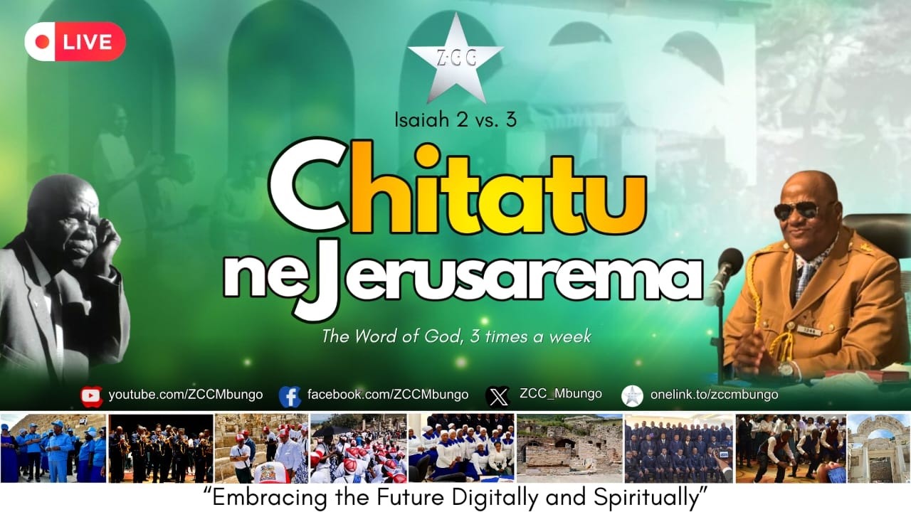 CHITATU NEJERUSAREMA  - WEDNESDAY 18 MARCH 2026 @ MBUNGO CITY OF PEACE.