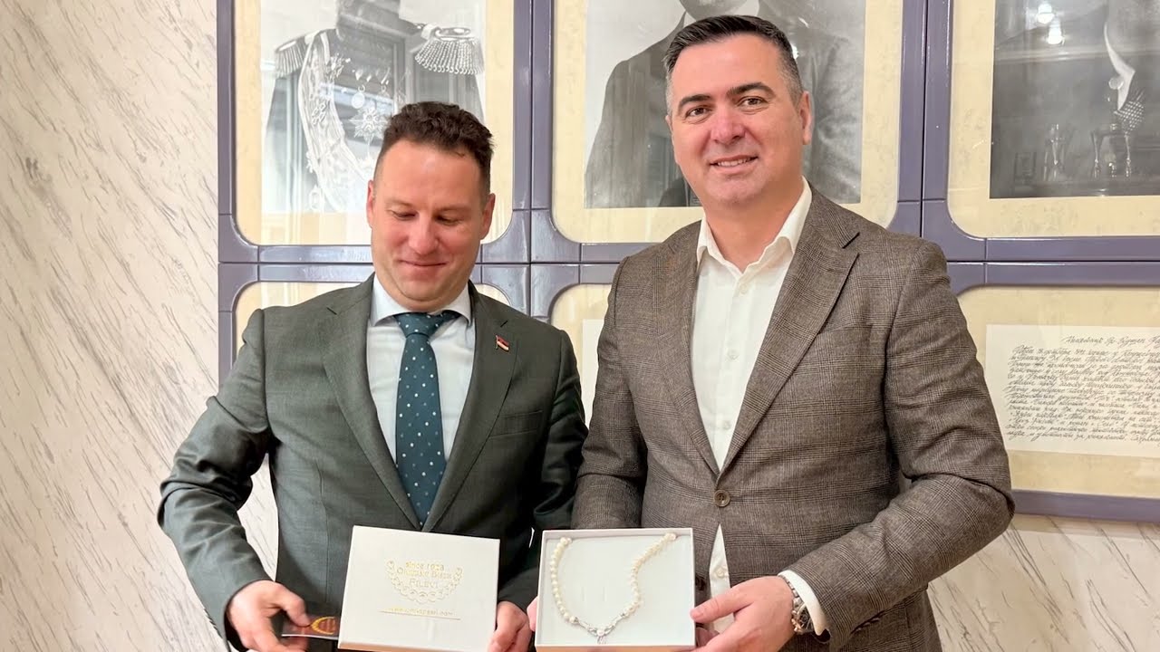 PRILOG VRT - POSETA POČASNOG KONZULA REPUBLIKE SRBIJE U OHRIDU VRNjAČKOJ BANjI