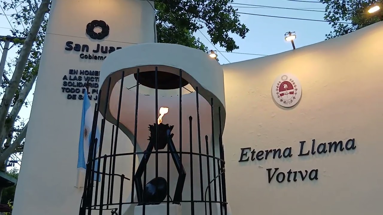 SAN JUAN LLAMA VOTIVA TERREMOTO 1944