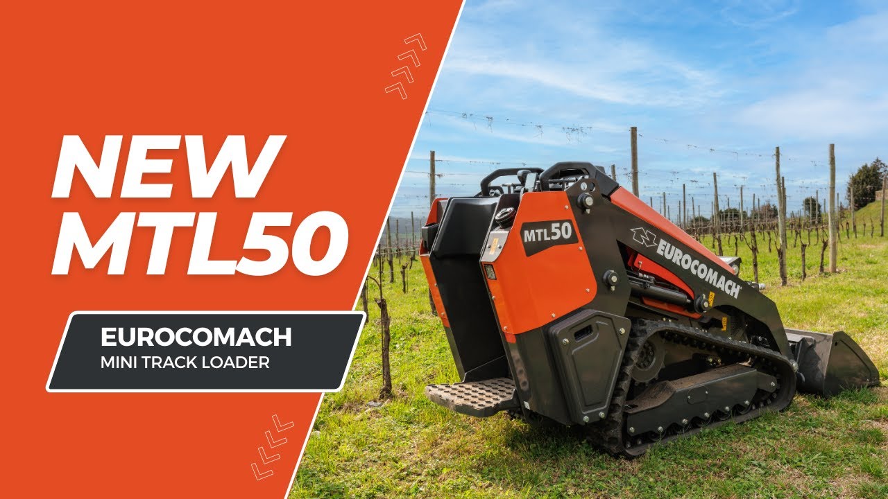 The New Eurocomach Mini Track Loader | MTL50