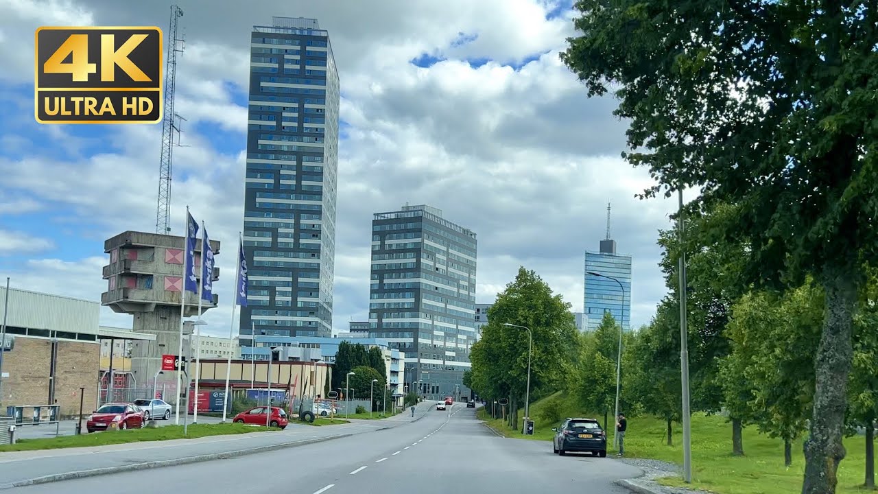 4k Driving in Stockholm | Bromma plan - Bromma blocks - Kista- Kista science tower - Husby - Akalla