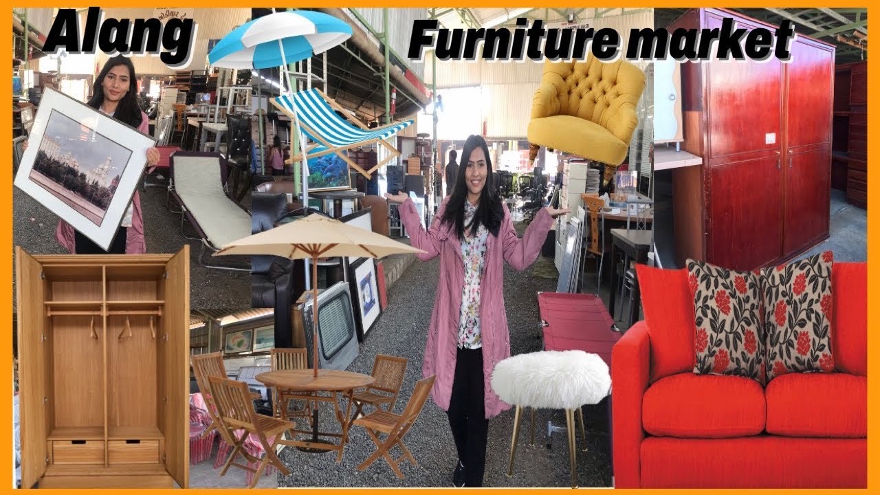 Alang furniture market Tour || wholesale market || Alang ship breaking yard market || D VLOG