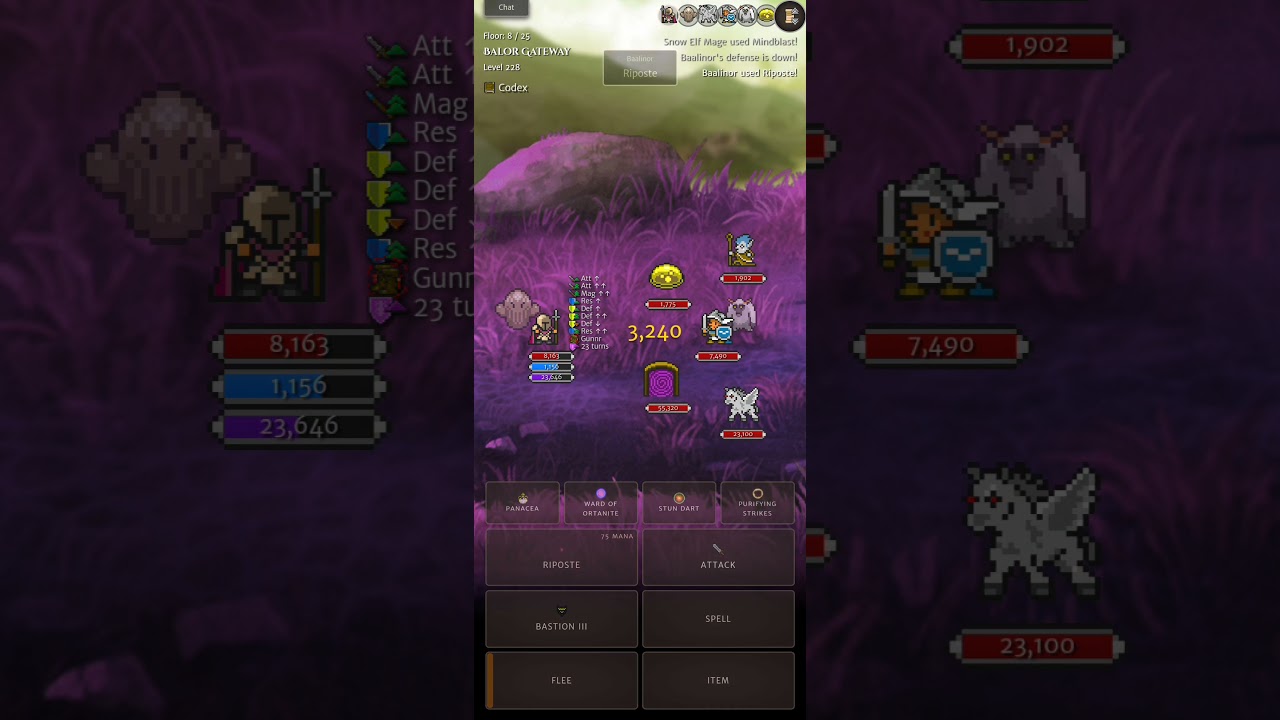 Orna RPG - Fey Cactus AOE testing in Horde Chaos Portal dungeon with Beo Tamer