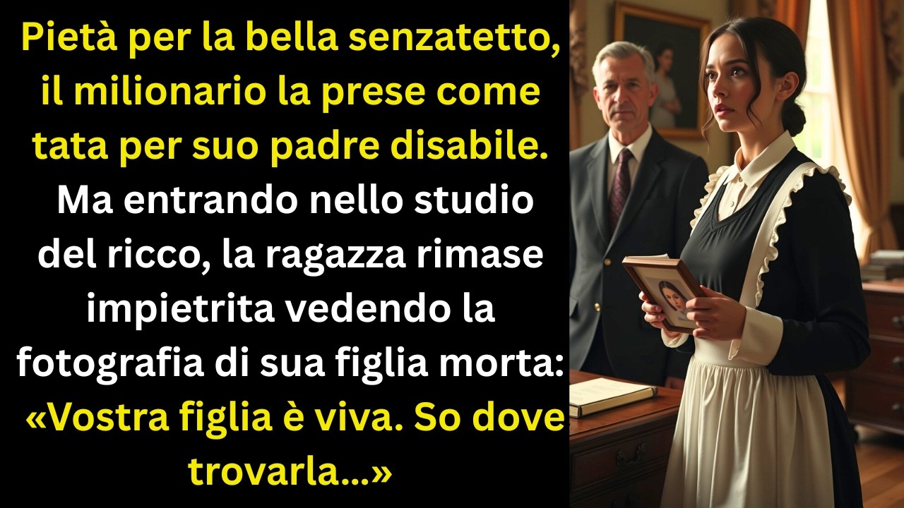 Vedendo la foto della figlia morta del ricco,lei sussurrò: «Vostra figlia è viva. So dove trovarla…»
