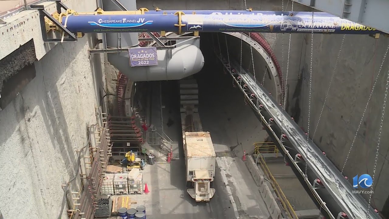 New CBBT crossing about 25% complete