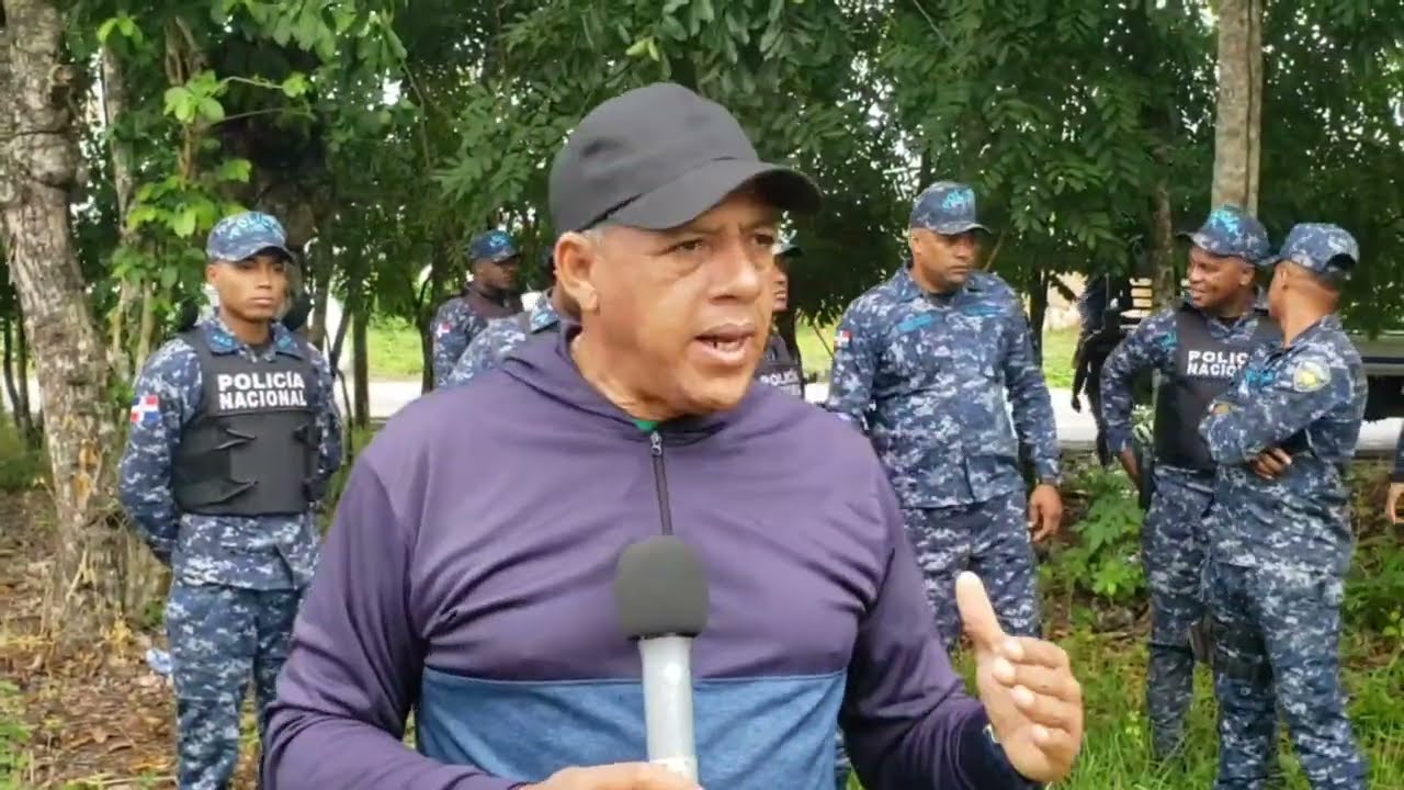 CONTINGENTE POLICIAL Y AGRICULTURA FRENAN INVASIÓN EN HIGÜEY!!