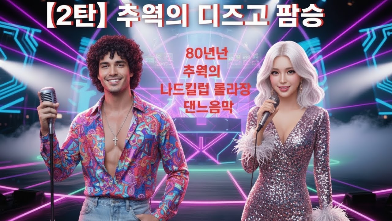 【2탄】 7080 디스코 한바탕, 80년대 디스코 팝 명곡 총집합, 그때 그 시절 롤러장 인기곡 지금 들어도 신나는 댄스곡, 가사 번역 자막, 7080 Pop Dance Party