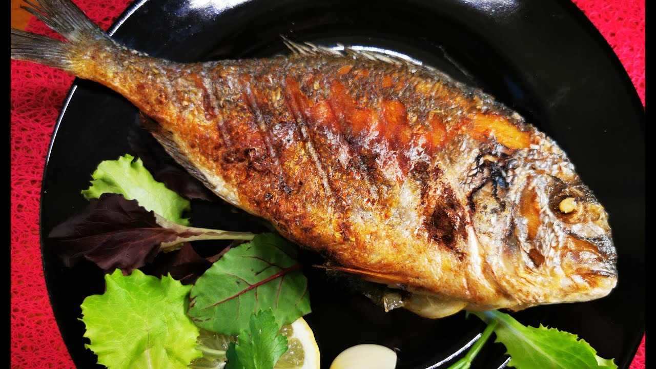 Dorade in der Grillpfanne zubereitet