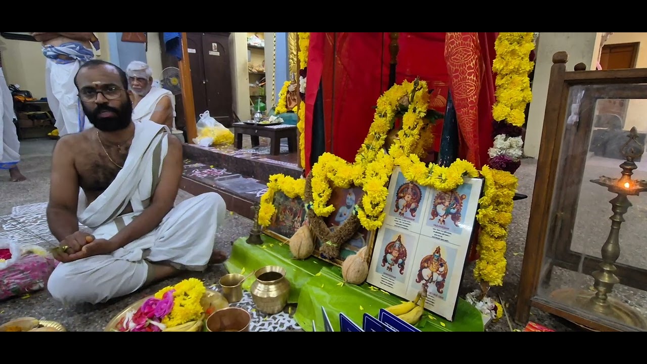 Triplicane panduranga swami temple vedaparayanam day1 