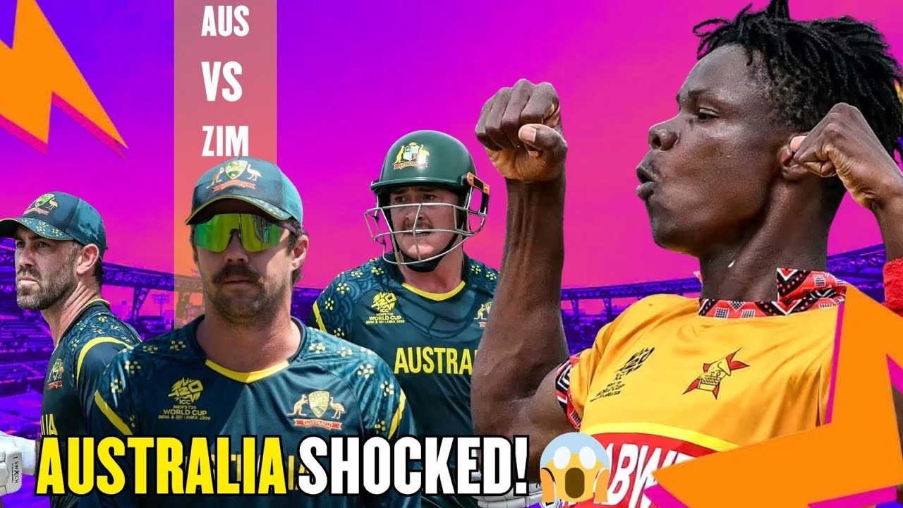 AUSTRALIA KNOCKED OUT? 😱 Zimbabwe Win by 23 Runs! Muzarabani Destroys Aussies!