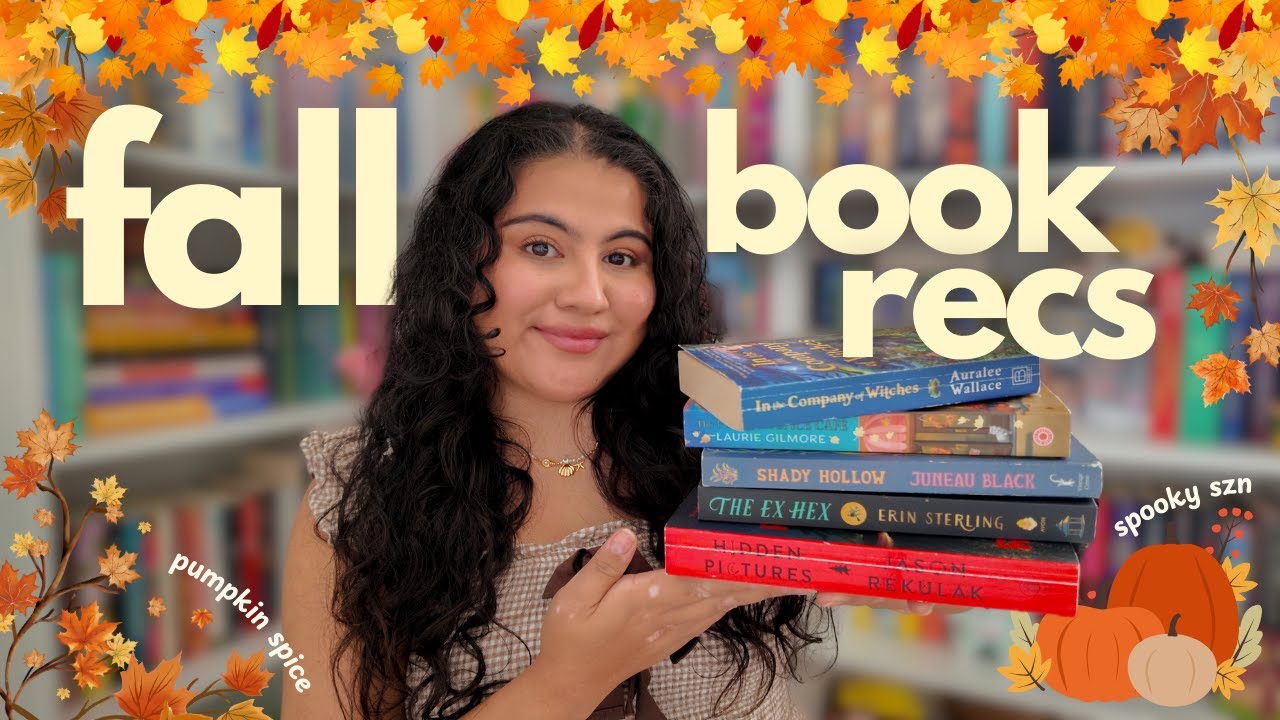 Cozy Autumn Book Recommendations 🍂  fall romance, witchy books, spooky season reads 🎃✨