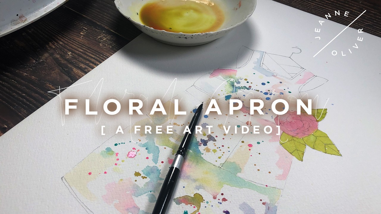 Marking a Floral Apron with Danielle Donaldson