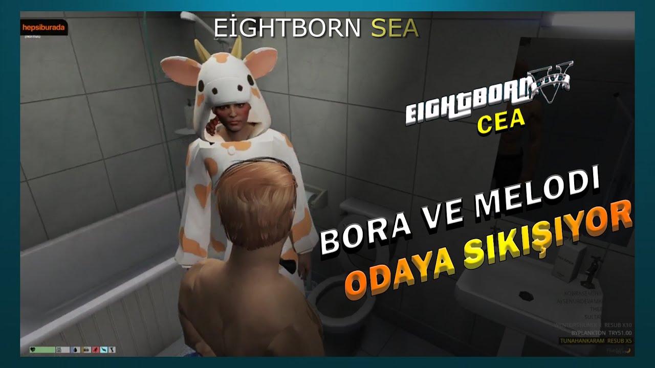 Eightborn V Bora Ve Melodi Odaya Sıkışıyor | Eightborn Komik Anlar