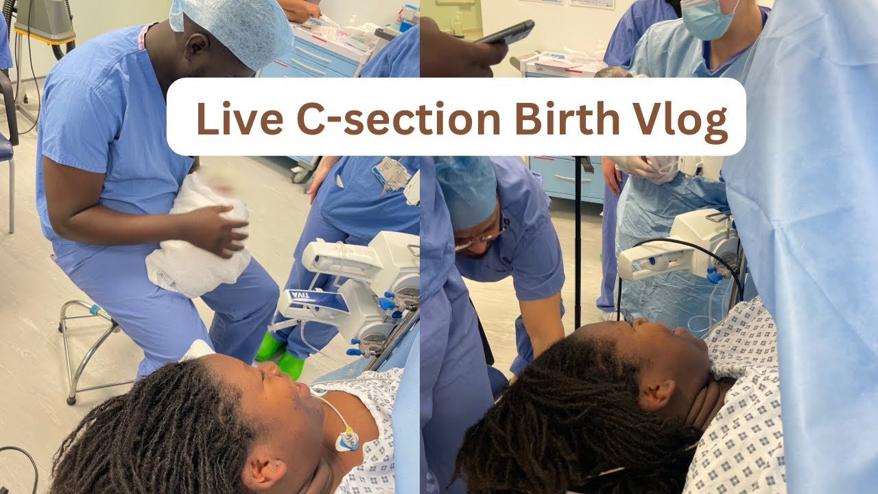 Live C-section Birth Vlog