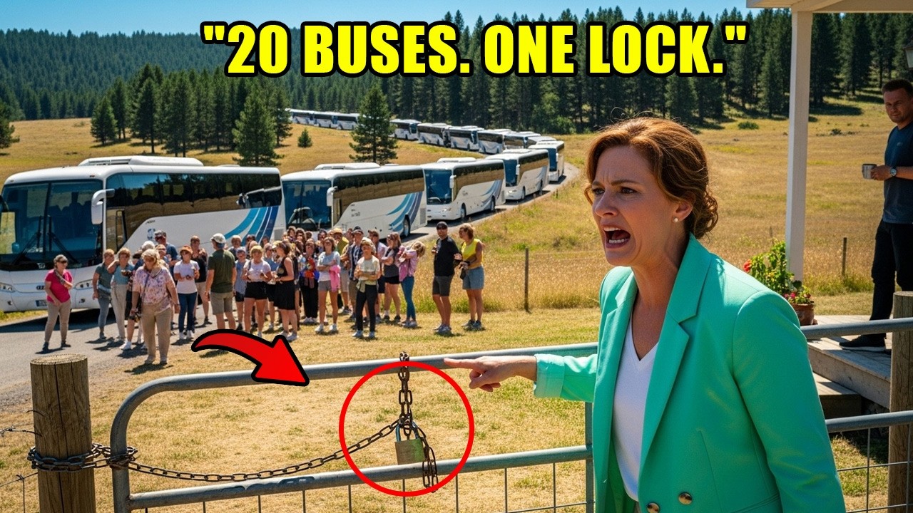 HOA Karen Sent 20 Tour Buses to My Private Land — I Locked the Gate and Let Them Scream for Hours