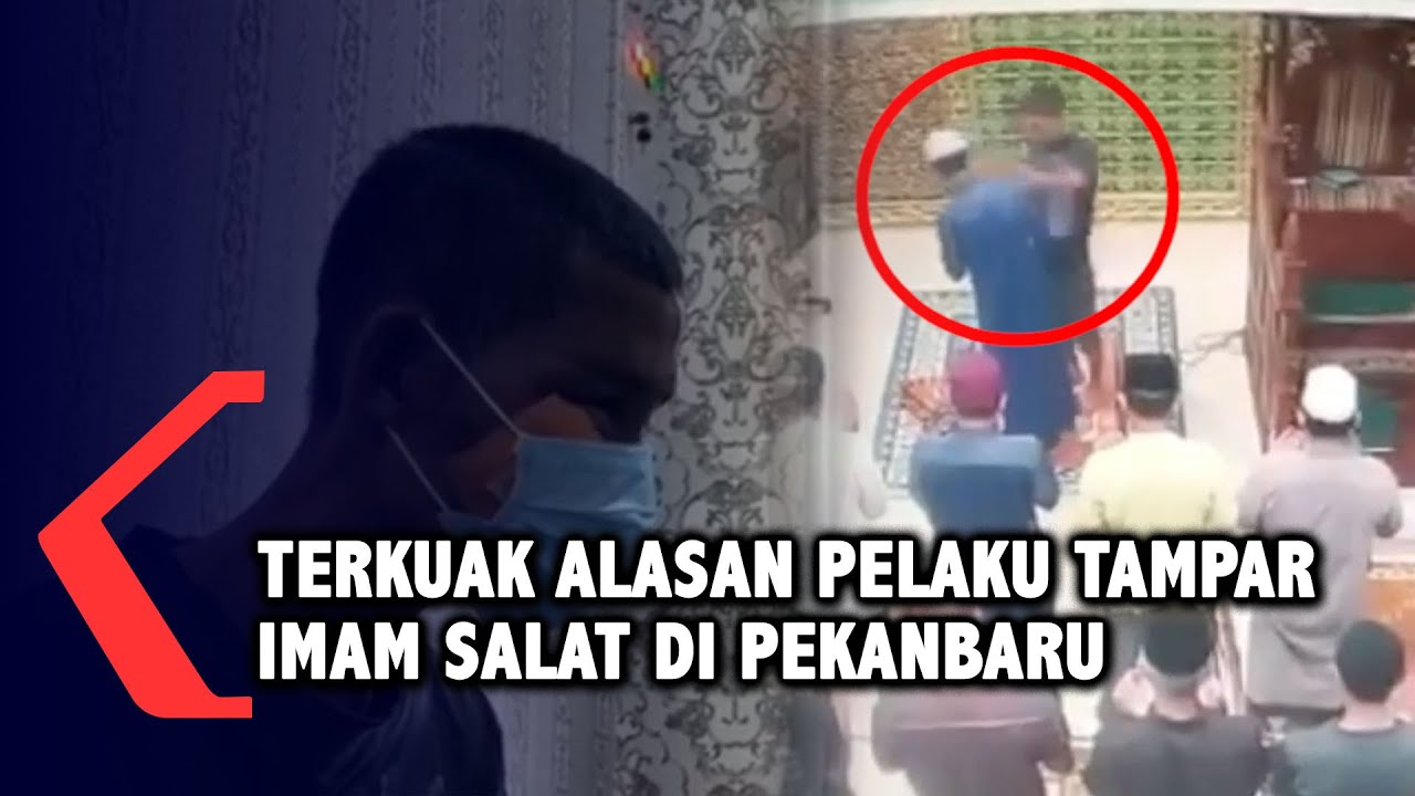 Terkuak, Alasan Pelaku Tampar Imam Salat di Pekanbaru