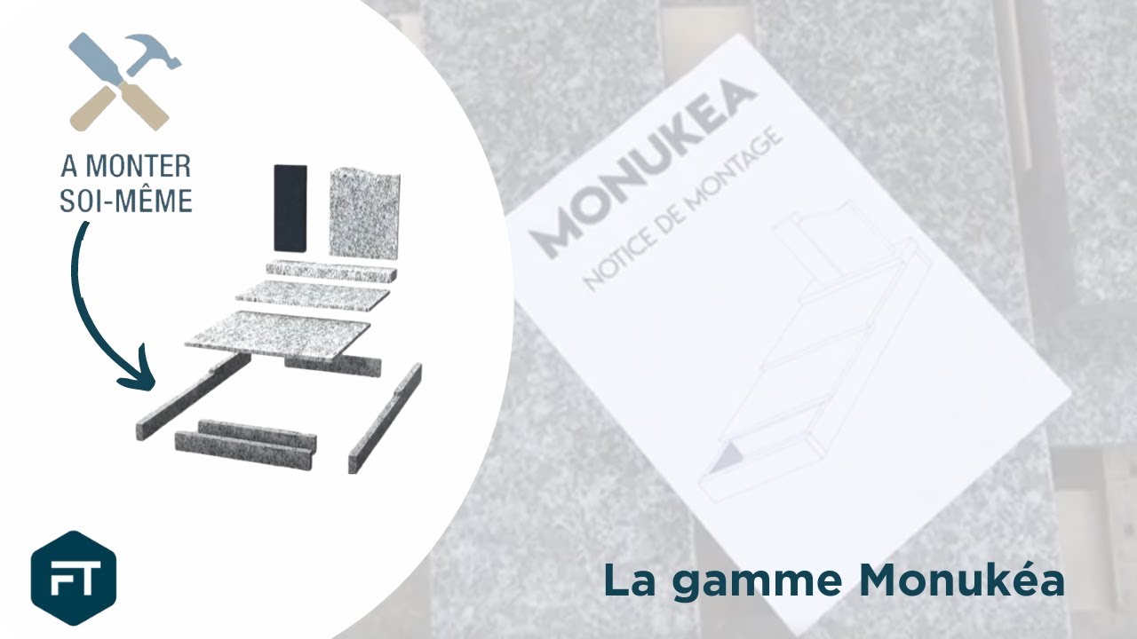 Monukéa : pierre tombale à poser soi-même