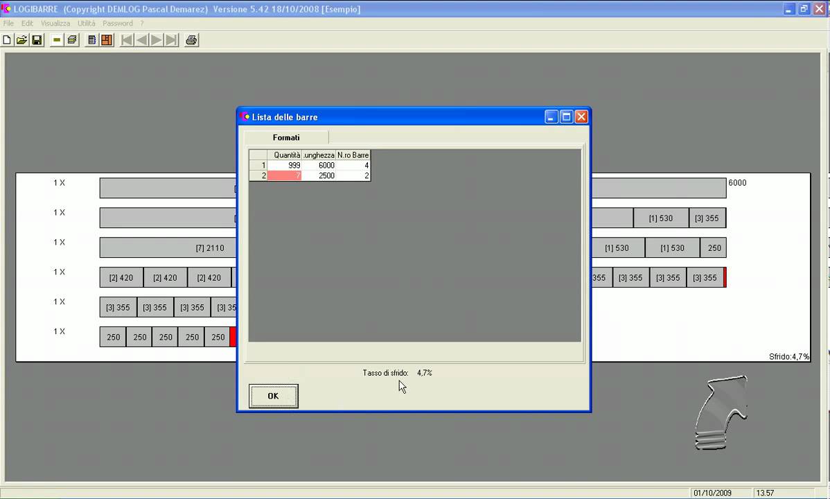 LogiBARRE - Ottimizzazione taglio barre (profilati e tubi)