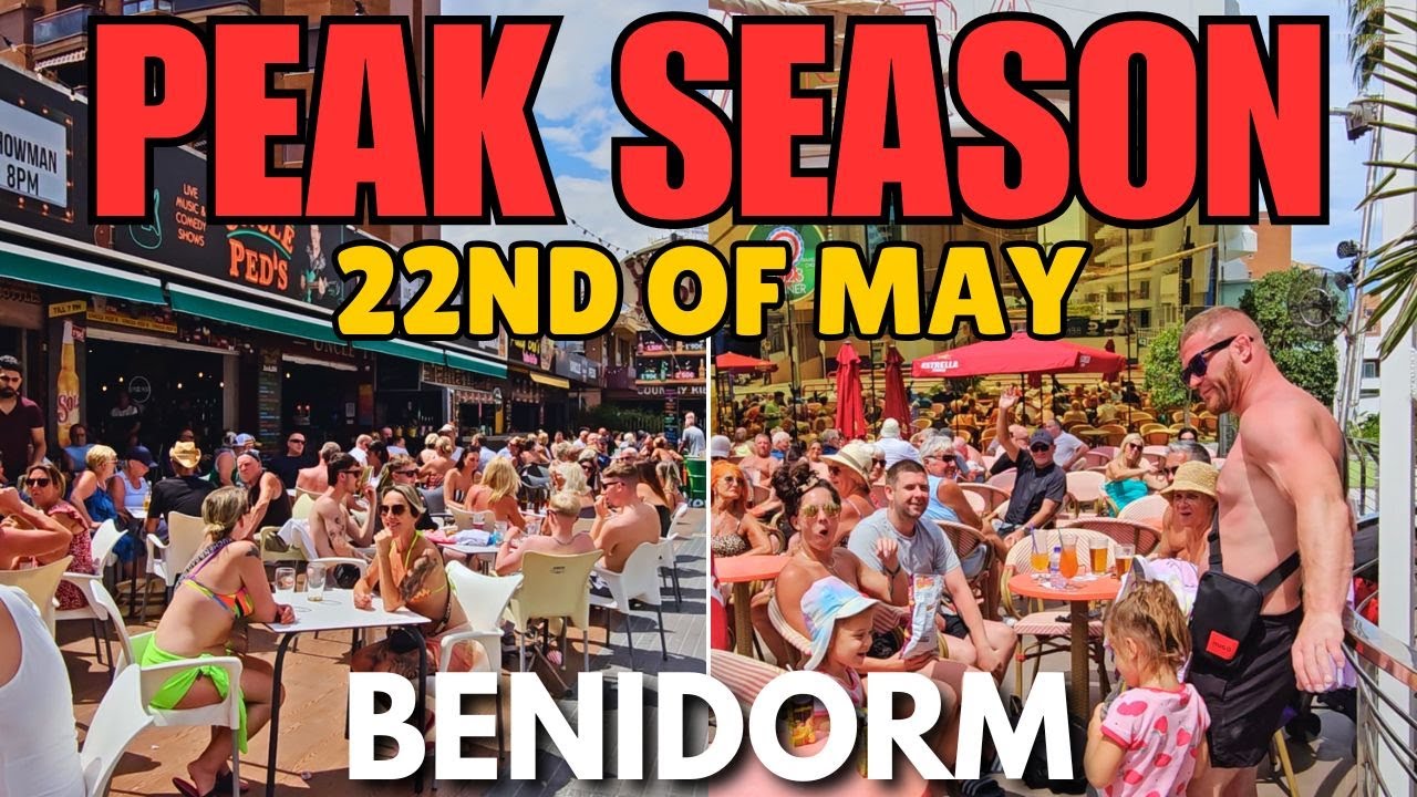 Benidorm - JAM-PACKED Pubs & Bars Everywhere! 🍻┃ Is It PEAK SEASON?!