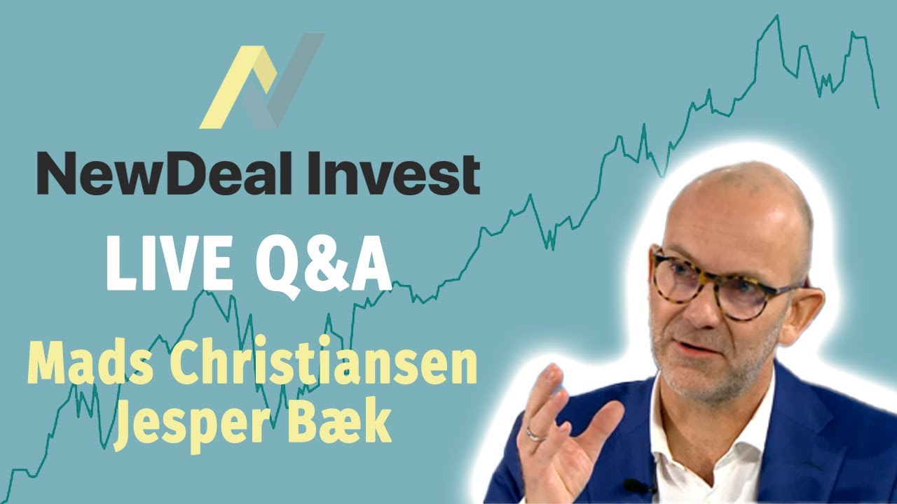 NewDeal Invest Live Q&A med Mads Christiansen & Jesper Bæk - 8. September 2024 kl. 20:00