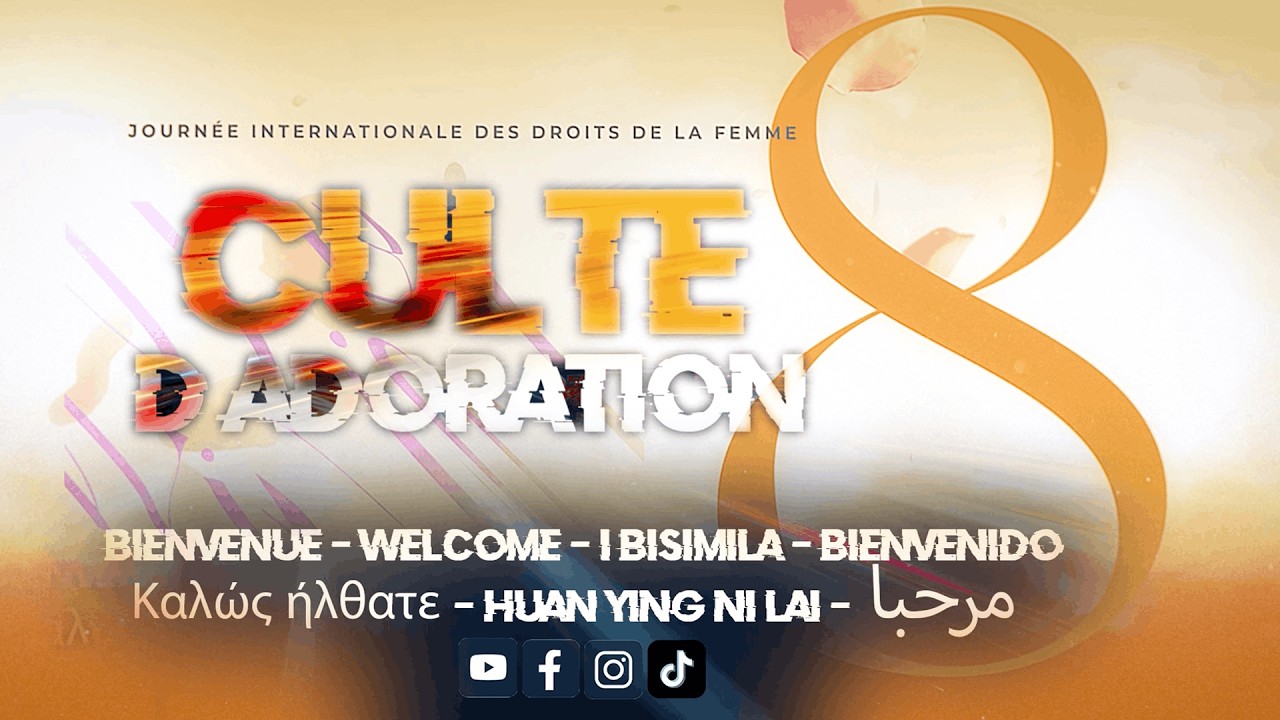 08 MARS 2026 | SOIS DISPONIBLE COMME PHŒBÉ POUR IMPACTER TA GÉNÉRATION, Pasteur Suzy NDELO